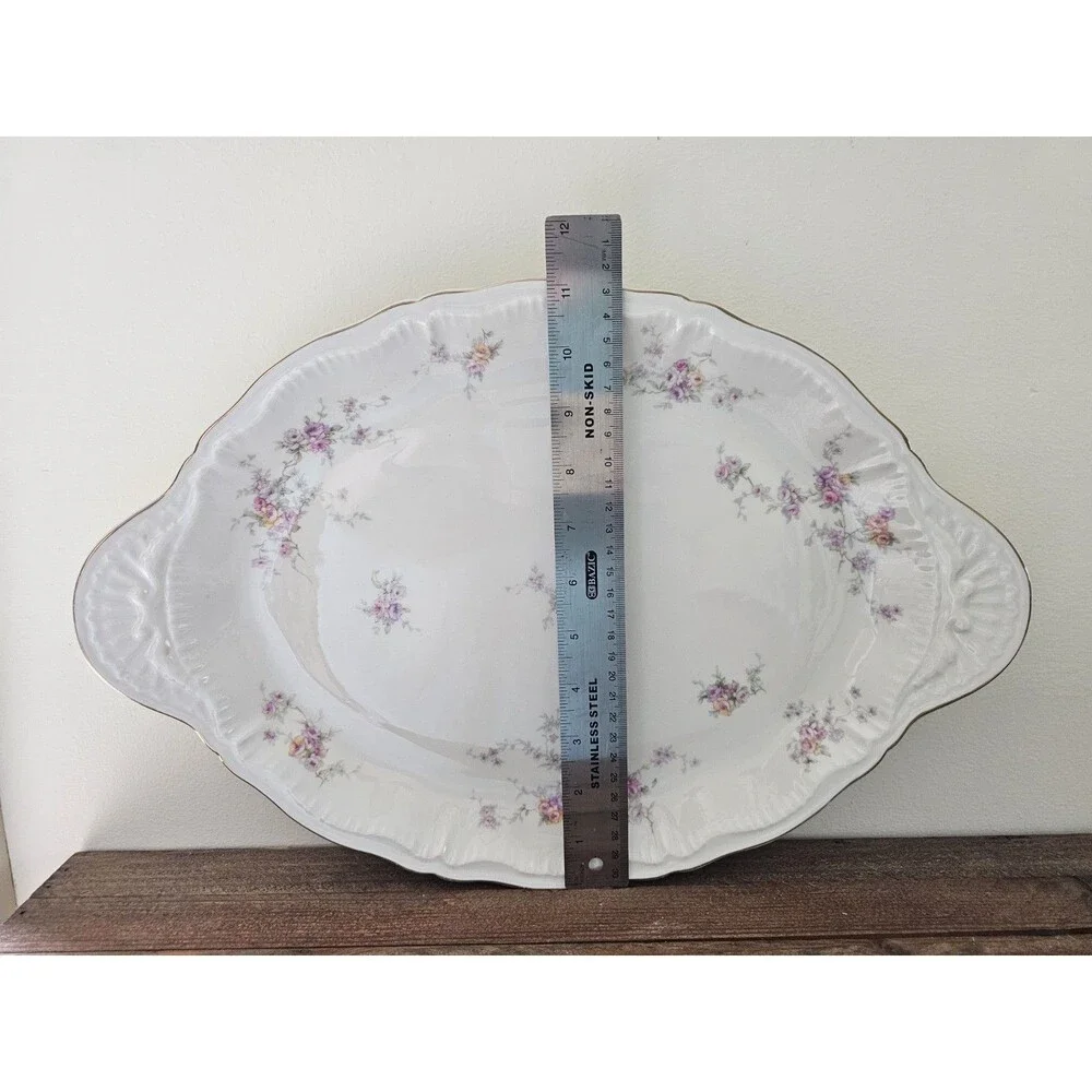 Theodore Haviland New York Oval Serving Platter Pattern Helene 16.5 Inches